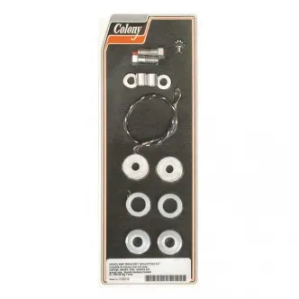 Colony Headlamp Mount Bracket Kit Hardware To Mount The Headlamp Bracket Zinc Plated For 1955-1959 B.T. Models (2108-12-Z)