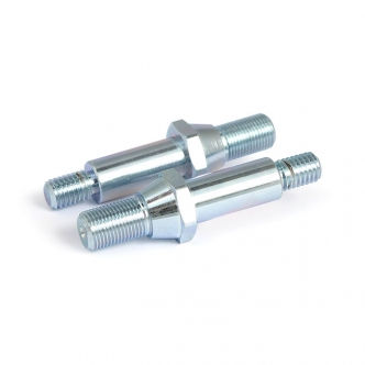 Samwell Supplies Riser Mount Stud Set, For Late Springers, Reproduction Used To Install 1/2-13 Threaded Risers To Springer Forks, 1/2-13 To 5/8-13 Threaded For 1988-2011 Softail Springers Models (ARM356179)