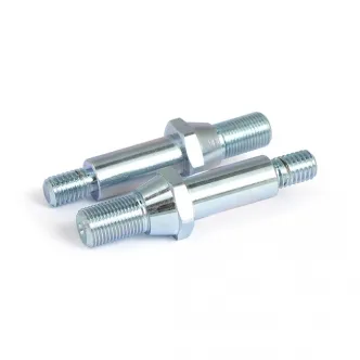 Samwell Supplies Riser Mount Stud Set, For Late Springers, Reproduction Used To Install 1/2-13 Threaded Risers To Springer Forks, 1/2-13 To 5/8-13 Threaded For 1988-2011 Softail Springers Models (28-0879)