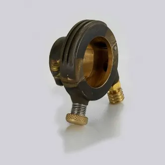 Kustom Tech Deluxe External Throttle Housing For 7/8 Inch Handlebars In Raw Brass (04-017)