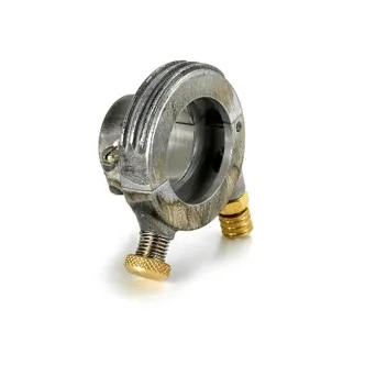 Kustom Tech Deluxe External Throttle Housing For 1 Inch Handlebars In Raw Aluminium (04-022)