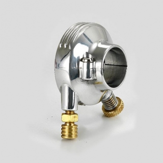 Kustom Tech Deluxe External Throttle Housing For 7/8 Inch Handlebars in Polished Aluminium Finish (04-025)