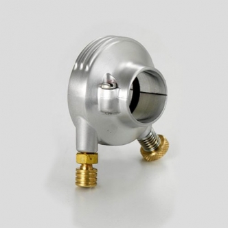 Kustom Tech Deluxe External Throttle Housing For 7/8 Inch Handlebars in Satin Aluminium Finish (04-026)