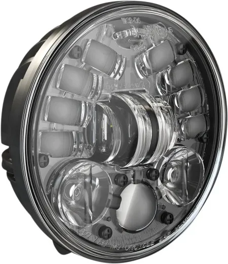 J.W. Speaker 8691 LED Adaptive 2 Headlight With Pedestal Mount With Black Bezel 5.75 Inch (14.5cm) (0555111)