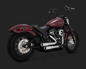 Vance & Hines Mini Grenades Exhaust In Chrome For Harley Davidson 2018-2020 Softail Motorcycles (16878)