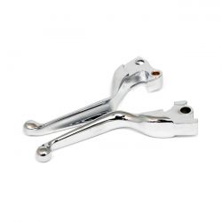 Doss Wide Blade Brake & Clutch Levers In Chrome For Cable 2014-2020 Sportster Models (ARM665319)