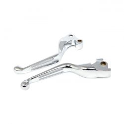 Doss Wide Blade Brake & Clutch Levers In Chrome For Cable 2014-2020 Sportster Models (ARM105319)