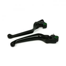 Doss Wide Blade Brake & Clutch Levers In Black For Hydraulic - 02-05 V-Rod; 96-06 all B.T. (ARM475319)