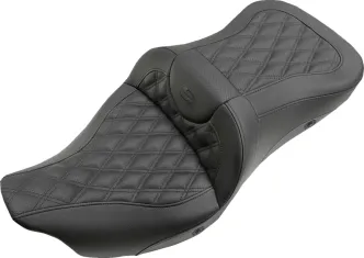 Saddlemen Roadsofa-LS Extended Reach, Heated For 2008-2023 Harley Davidson FLHR, FLHT, FLHX & FLTR Touring Models (808-07B-184HCT)
