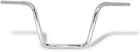 Fehling Ape Hanger 1 1/4 Inch Handlebar Throttle By Wire in Chrome Finish For 2008-2020 Harley Davidson E-Throttle With 1 Inch Risers (C55-236)