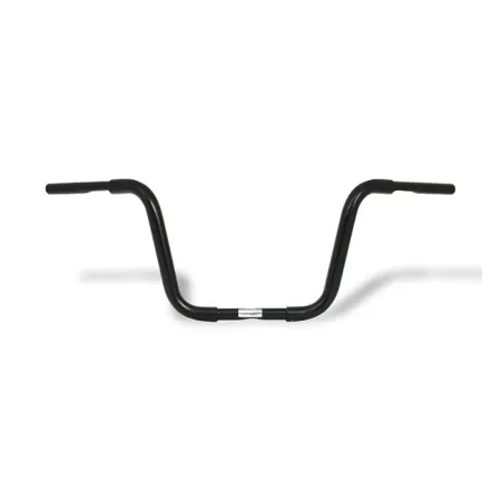 Fehling Ape Hanger 1 1/4 Inch 3-Hole Handlebar in Black Finish For 1982-2020 Harley Davidson (Excluding 2008-2020 E-Throttle, 1988-2011 Springers) Models (C55-259B)