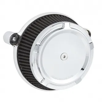 Arlen Ness Beveled Stage 1 Big Sucker Air Cleaner Kit In Chrome For Harley Davidson 2017-2023 Touring & 2018-2023 Softail Models (18-314)