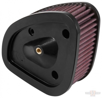 K&N Replacement Air Cleaner Milwaukee Eight 107CI For 2017-2020 Touring Models (HD-1717)