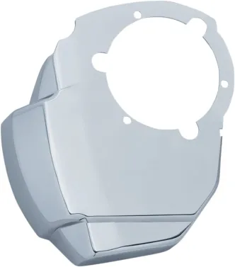 Kuryakyn Precision Throttle Servo Motor Cover In Chrome Finish For Harley Davidson 2017-2023 Touring, Trike & Softail Motorcycles With Screamin Eagle Heavy Breather Air Cleaners (9342)