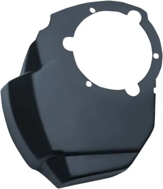 Kuryakyn Precision Throttle Servo Motor Cover In Satin Black Finish For Harley Davidson 2017-2023 Touring, Trike & Softail Motorcycles With Screamin Eagle Heavy Breather Air Cleaners (9343)