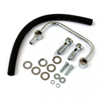 Doss Air Cleaner Breather Kit With 1/2-13 Threaded Breather Bolts in Chrome Finish For 1991-2020 XL Sportster Models (ARM664005)