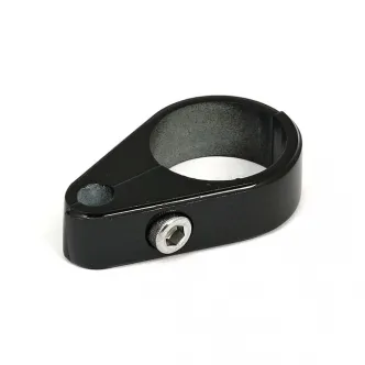 Doss Cable Clamp Throttle Or Idle 1 1/2 Inch ID, 1 Hole 6mm in Black Finish (ARM016019)