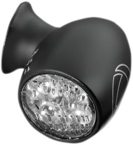 DYNAFIT 2 Blk Amber Bullet Turn Signal Light Fit For  Softail Dyna Sportster V-Rod UK 