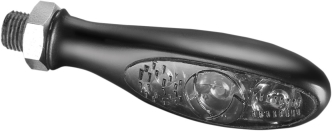 Kellermann Micro S DF Dark Turn Signal/Brake- & Taillight, Tinted in Black Finish (163.100)