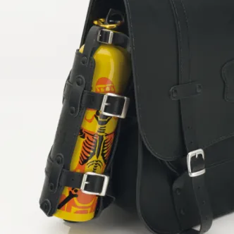 Texas Leather Fuel Can Holder Only in Black Finish (756967)