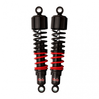 Burly Brand 12.5 Inch Stiletto Shocks For 1991-2017 Dyna In Black Finish (B28-1252)