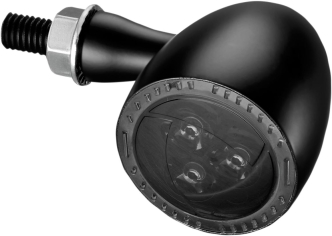 Kellermann Bullet 1000 Dark in Black Finish Turn Signal With Dark Lens, Homogenous Projection Technology, 12V, Equipped With Triple Power LEDs (184.100)