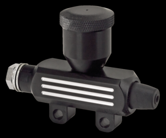 Zodiac Custom Sleek Design Billet Aluminium Mini Rear Brake Master Cylinder in Black Finish With 14mm Bore Size (062014)