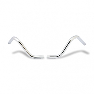 Doss 2 Piece Buckhorn Style Handlebar For Pre 82 HD Models In Chrome (ARM541025)