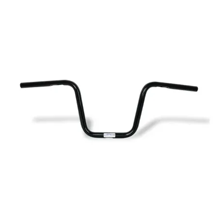 Fehling 1 Inch Apehanger Narrow Style Handlebar In Black For 1982-2022 Harley Davidson Models (Excl. All E-Throttle) (C55-256B)