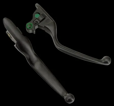 Zodiac Brake & Clutch Lever Sets Stadium Style in Chrome Finish For 2015-2017 Softail Models With Standard Cable Clutch (053572)