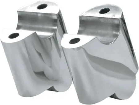 LA Choppers 2 Inch Riser Extensions In Polished Finish For 2008-2012 Dyna Street Bob (LA-7430-02)