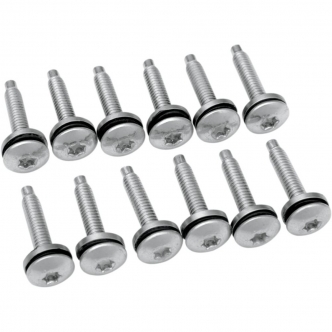 Drag Specialties EFI Mount Screws For 2004-2017 Dyna (12-Pack) (2401-0741) (Repl. OEM 1331)