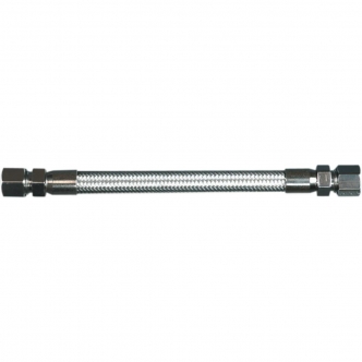 Magnum Crossover Fuel Line For 01-04 FXSTD & 04-17 Dyna (Except FXDWG, 06 FXD35, 07-14 FXDC and 08-17 FXDF) In Stainless Sterling Chromite (0706-0029)