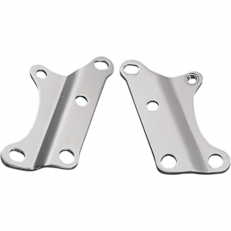 Drag Specialties Engine Mount Plates For 86-03 XL (Except 883C/1200C) In Chrome (DS-243516) (Repl. OEM 16210-84A & 16212-84A)