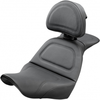 Saddlemen Seat Explorer With Backrest in Black For 2018-2023 FXLR/FLSB Models (818-29-030)