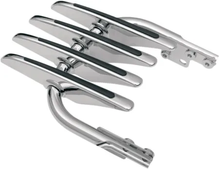 Drag Specialties Streamliner Luggage Rack For 99-08 FLHT/FLHR/FLTR, 06-08 FLHX, w/o Tour-Pak (Must Relocate License Plate) In Chrome (1510-0132)