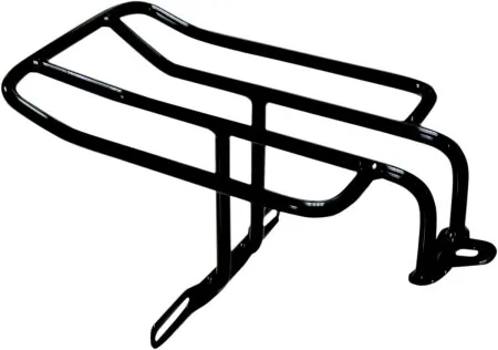 Drag Specialties Fender Luggage Rack For 06-17 FXD With Conventional Licence Plate Mount In Gloss Black (1510-0185)