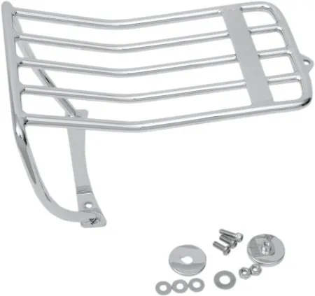 Drag Specialties Bobtail Fender Luggage Rack For 06-10 FXST (Except FXSTD) In Chrome (1510-0092)