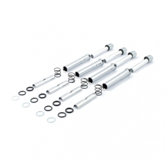 Doss Complete Pushrod Cover Kit For 84-99 Evo B.T In Chrome (ARM394019)