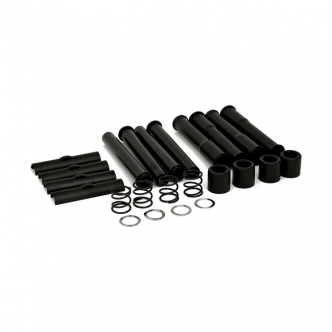 Doss Complete Pushrod Cover Kit For 66-E79 Shovel In Black (ARM890409)