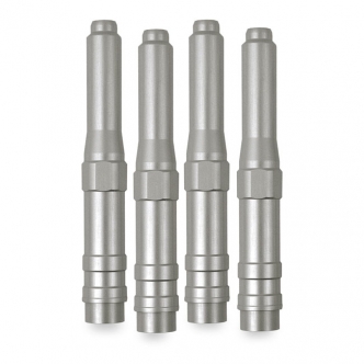 Dippert Aluminium Pushrod Cover Kit For 86-03 XL, Buell In Silver (ARM300075)