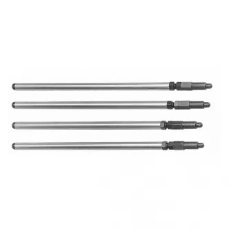 S&S Chromoly Adjustable Pushrods Hydraulic Compatible With Stock Hydraulic Units, 7/16 Chromoly Tubing For 1966-1984 Big Twins With Hydraulic Tappets (930-0051)
