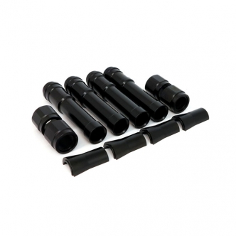 Dippert Aluminium Pushrod Cover Kit For 99-17 Twin Cam In Black (ARM189075)