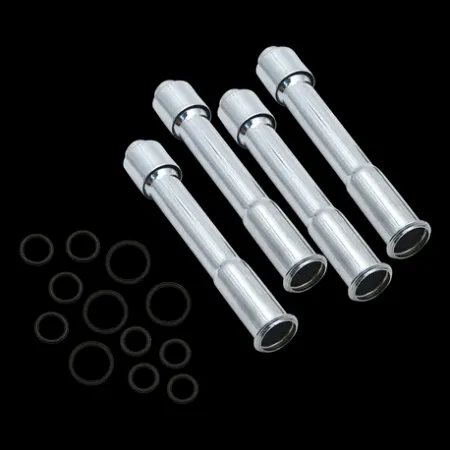 S&S Chrome Pushrod Cover Kit For 1974-89 HD Big Twins (93-4040)