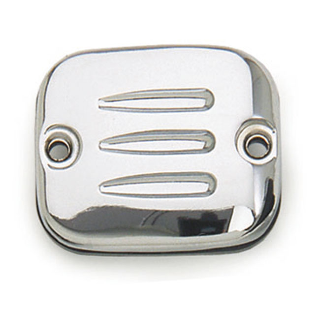 DOSS Brake Master Cylinder In Grooved Chrome Finish For Harley Davidson