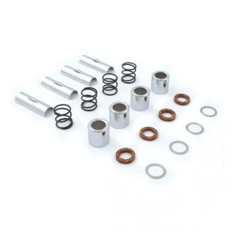 Doss Upper Pushrod Cover Kit For 57-E79 XL & 48-65 Panhead In Chrome (19102)