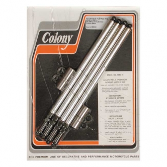 Colony Standard Replaceable Pushrod Kit Aluminium For Stock Hydraulics Lifters For 1984-1999 Evo B.T. Models (ARM053989)