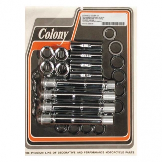 Colony Pushrod Cover Kit For 91-03 XL In Chrome (ARM833989)
