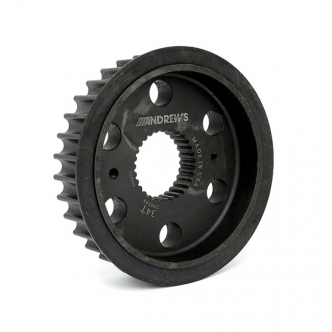 Andrews 34 Tooth Overdrive Pulley (6.4% Less RPM) For 2018-2023 Milwaukee Eight Models (290348)