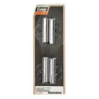 Colony Lower Pushrod Cover Set For 40-47 Knuckle In Chrome (ARM813989)